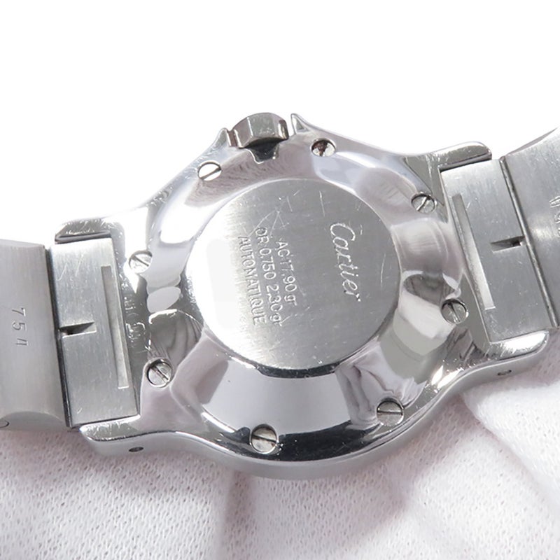 カルティエ サントスオクタゴン LM W2001583 Cartier 腕時計 白文字盤 クォーツ
