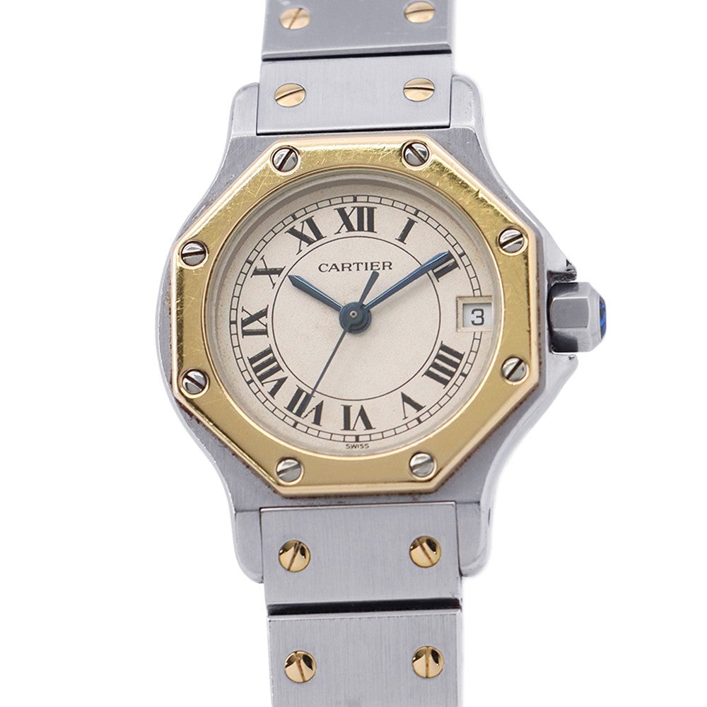 カルティエサントスオクタゴン腕時計こま カルティエ サントスオクタゴン SM W2001683 Cartier 腕時計