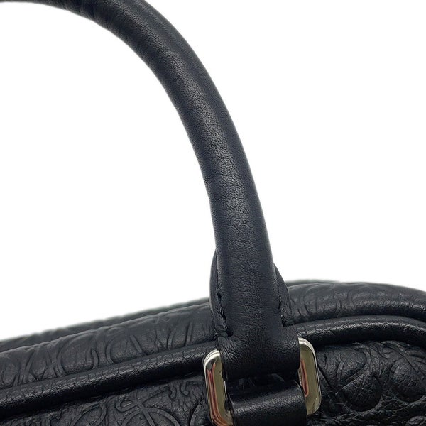 ロエベ ハンドバッグ リピートアナグラム アマソナ75 スモール レザー 301.55.L01 LOEWE 2wayショルダーバッグ 黒