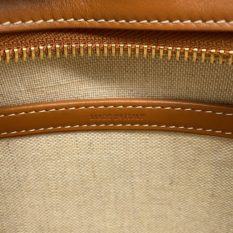 セリーヌ ショルダーバッグ トリオンフ キャンバス/レザー 194332CS8 CELINE バッグ 白