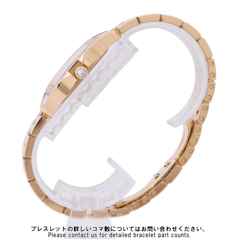 カルティエ サントス ドゥモワゼル LM ダイヤベゼル WF9007Z8 Cartier 腕時計 白文字盤 クォーツ