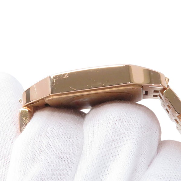 カルティエ サントス ドゥモワゼル LM ダイヤベゼル WF9007Z8 Cartier 腕時計 白文字盤 クォーツ