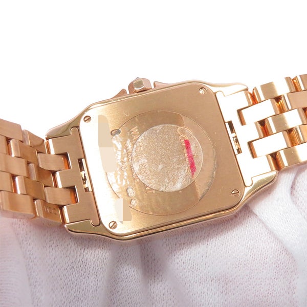 カルティエ サントス ドゥモワゼル LM ダイヤベゼル WF9007Z8 Cartier 腕時計 白文字盤 クォーツ