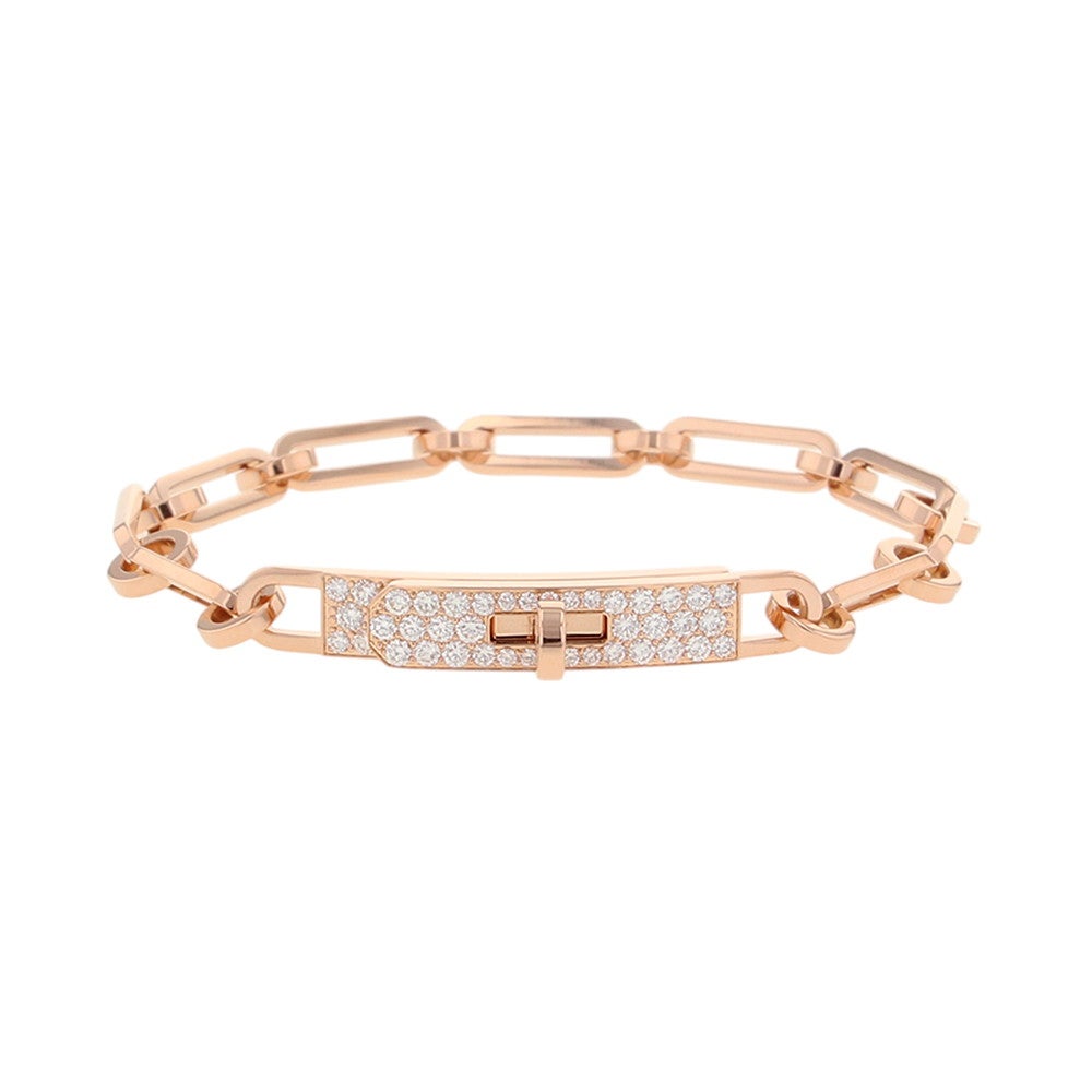 エルメス ブレスレット ケリー・シェーヌ ダイヤモンド 41P 計0.62ct