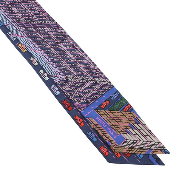 エルメス スカーフ ツイリー パンタン・シティ Pantin City HERMES シルクツイル 2023秋冬