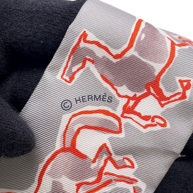 エルメス スカーフ ツイリー 自由の馬 Chevaux en Liberte HERMES シルクツイル 2021年秋冬