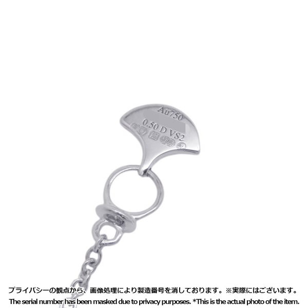 グラフ ネックレス アイコン ハートシェイプ ダイヤモンド ペンダント ダイヤ 中石0.50ct K18WGホワイトゴールド GIA鑑定書の写し