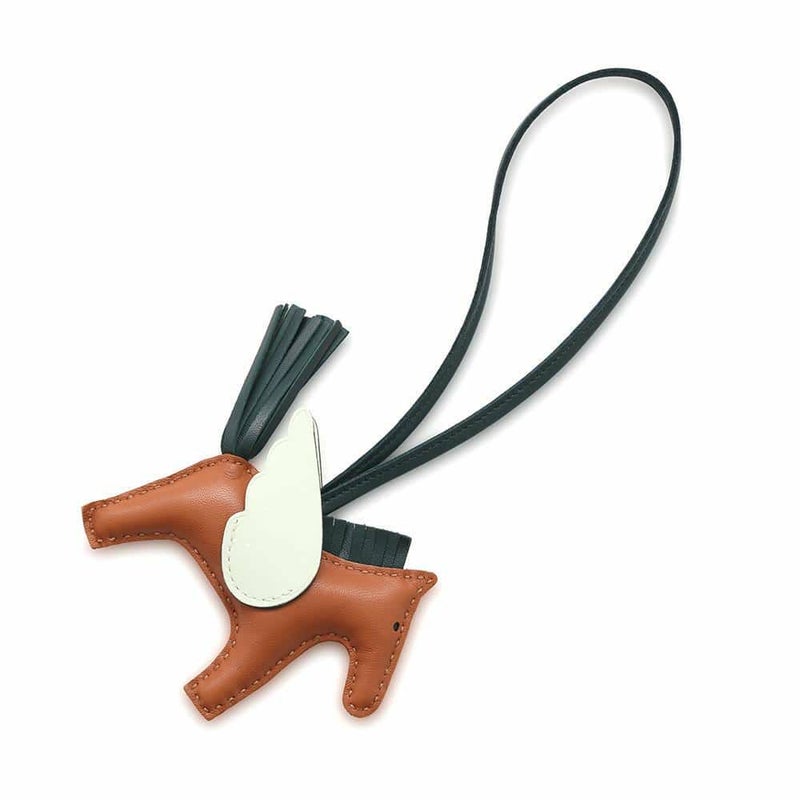 エルメス バッグチャーム ロデオPM ペガサス ゴールド/ヴェールシプレ/ヴェールフィズ ラムスキン U刻印