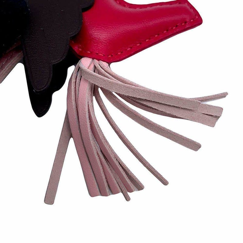 エルメス バッグチャーム ロデオPM ペガサス フランボワーズ/ローズサクラ/ルージュセリエ ラムスキン Z刻印 HERMES