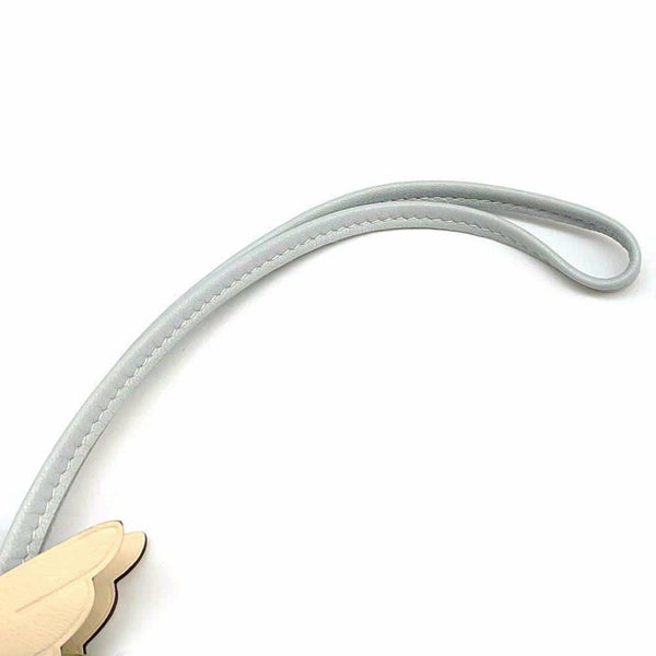 エルメス バッグチャーム ロデオPM ペガサス ジョーヌブルジョン/ブルーブリュム/ナタ ラムスキン Z刻印