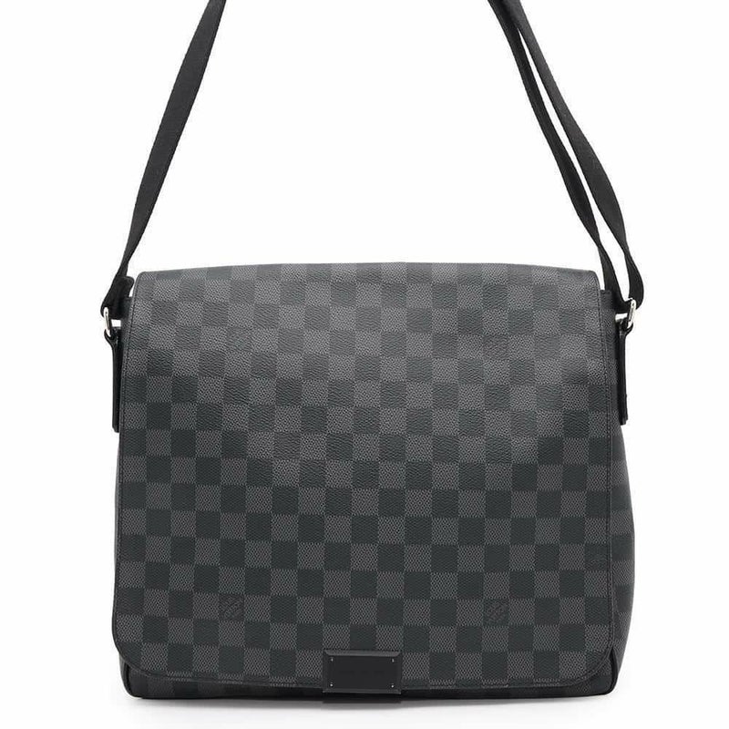 ルイヴィトン ショルダーバッグ ダミエ・グラフィット ディストリクトMM N41272 LOUIS VUITTON 黒 ブラック
