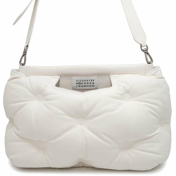 メゾンマルジェラ ショルダーバッグ グラムスラム ミディアム ラムスキン S61WD0026 Maison Margiela 白