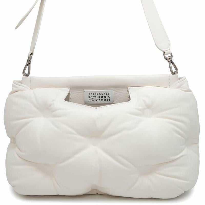 メゾンマルジェラ ショルダーバッグ グラムスラム ミディアム ラムスキン S61WD0026 Maison Margiela 白