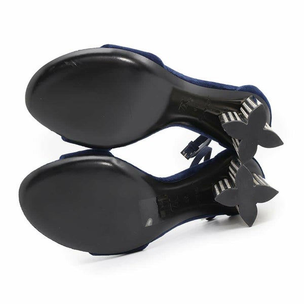 ルイヴィトン サンダル ベルベット シルエットライン バックストラップ サンダル レディースサイズ38 靴 パンプス