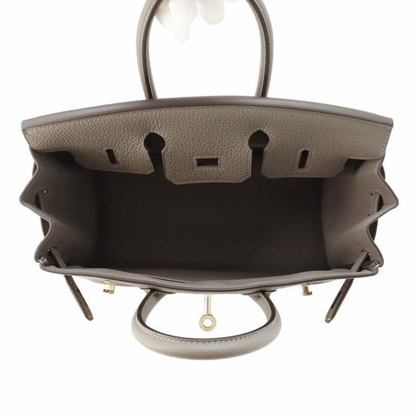 エルメス バーキン25 グリメイヤー/シャンパンゴールド金具 トゴ W刻印 HERMES Birkin ハンドバッグ