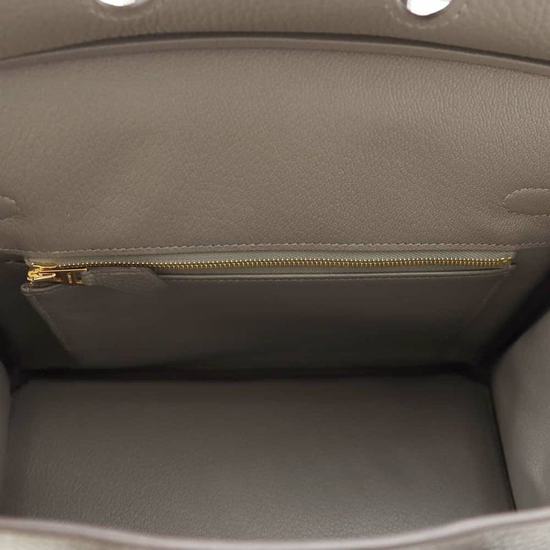 エルメス バーキン25 グリメイヤー/シャンパンゴールド金具 トゴ W刻印 HERMES Birkin ハンドバッグ