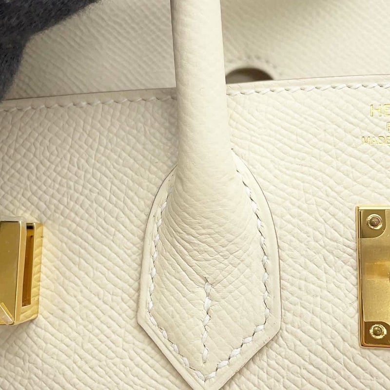 エルメス バーキン25 セリエ クレ/ゴールド金具 エプソン Y刻印 HERMES Birkin ハンドバッグ