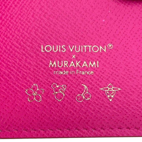 ルイヴィトン 二つ折り財布 モノグラム・マルチカラー LV×TM ポルトフォイユ・リサ M27736 LOUIS VUITTON 白 ホワイト