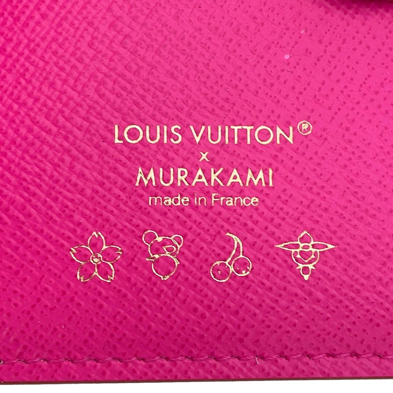 ルイヴィトン 二つ折り財布 モノグラム・マルチカラー LV×TM ポルトフォイユ・リサ M27736 LOUIS VUITTON 白 ホワイト