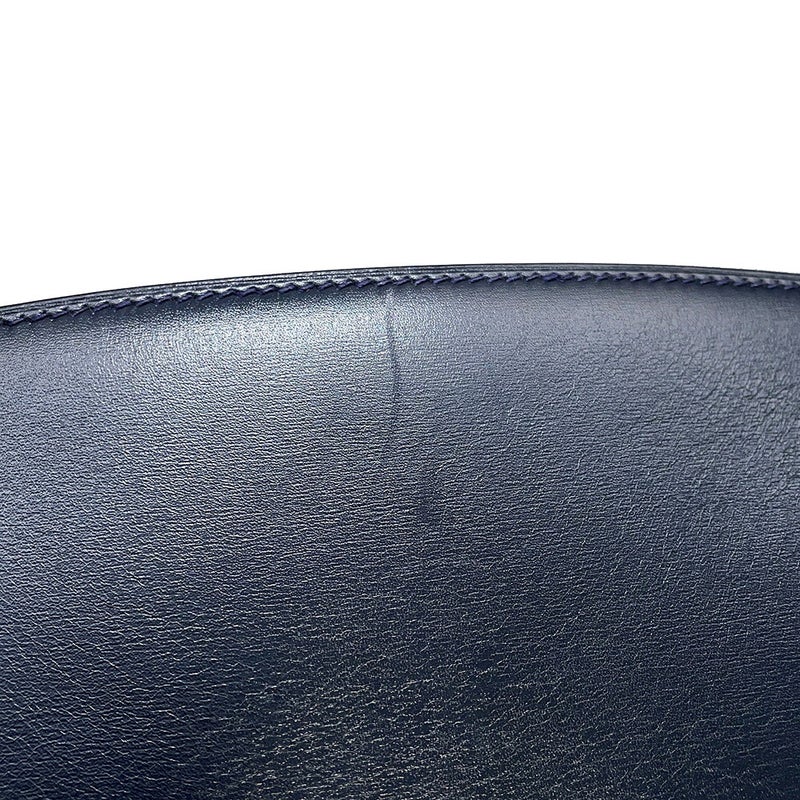 エルメス ハンドバッグ ケリースポーツ GM  ブルーインディゴ/ゴールド金具 ボックスカーフ T刻印 HERMES Kelly