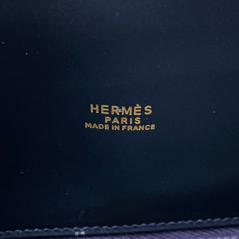 エルメス ハンドバッグ ケリースポーツ GM  ブルーインディゴ/ゴールド金具 ボックスカーフ T刻印 HERMES Kelly
