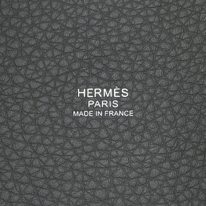 エルメス ハンドバッグ ピコタンロックPM グリメイヤー/シルバー金具 トリヨンクレマンス W刻印 HERMES トートバッグ