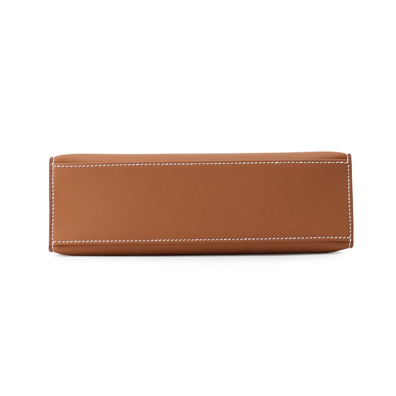 エルメス ハンドバッグ ポシェットケリー ゴールド/ゴールド金具 スイフト G刻印 HERMES バッグ