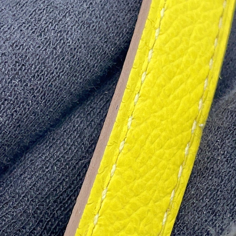 エルメス ハンドバッグ ボリード27 ライム/シルバー金具 エプソン Y刻印 2wayショルダーバッグ