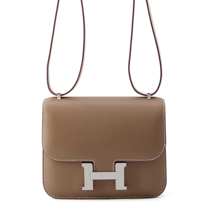 エルメス ショルダーバッグ ミニ コンスタンス3 ミロワール エトゥープ/シルバー金具 エプソン G刻印 HERMES