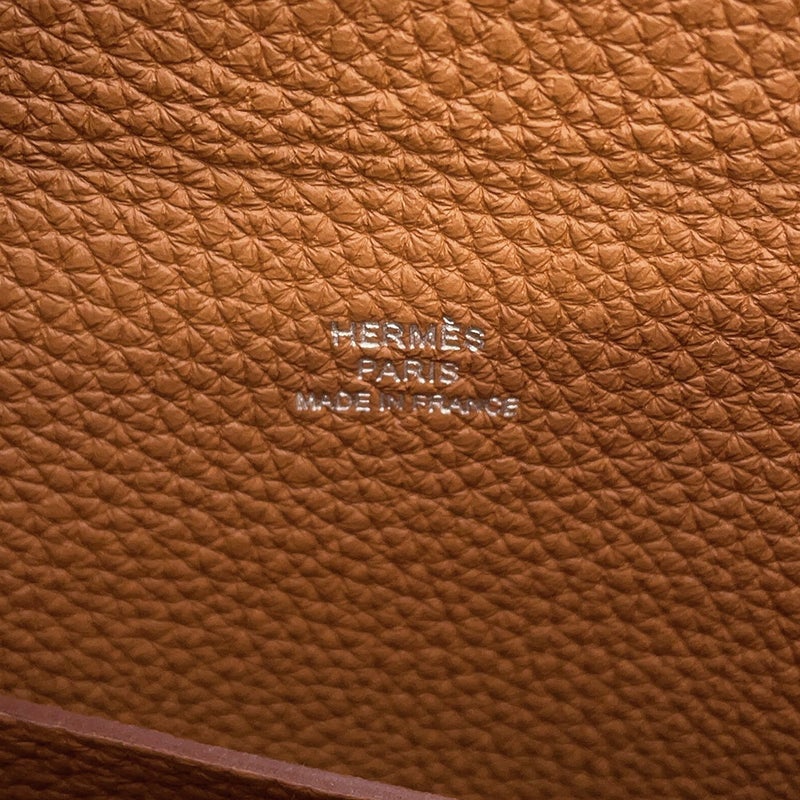 ルメス ショルダーバッグ ヴィドポッシュ ゴールド/シルバー金具 トゴ K刻印 HERMES