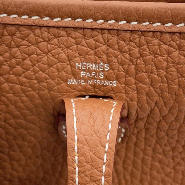 エルメス ショルダーバッグ エブリンTPM アマゾン サングル ジグザグ ゴールド/シルバー金具 トリヨンクレマンス K刻印 HERMES