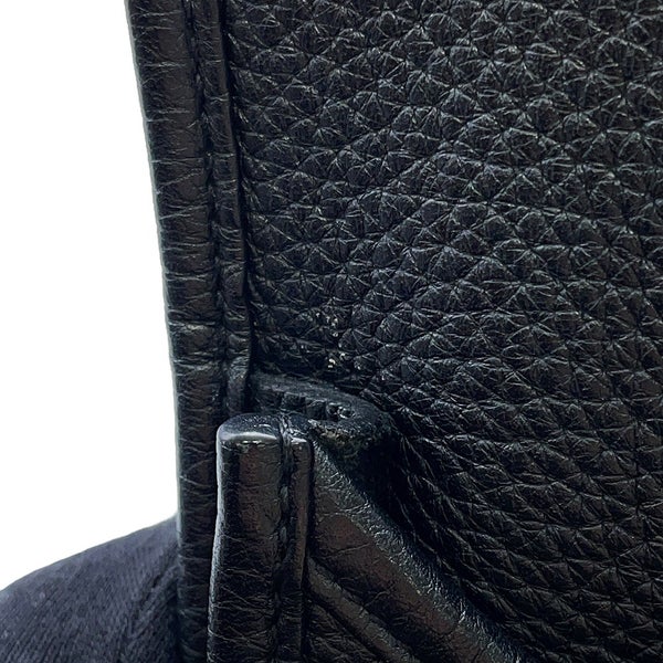 エルメス ショルダーバッグ エブリン3 PM ブラック/シルバー金具 トリヨンクレマンス T刻印 HERMES Evelyne 黒