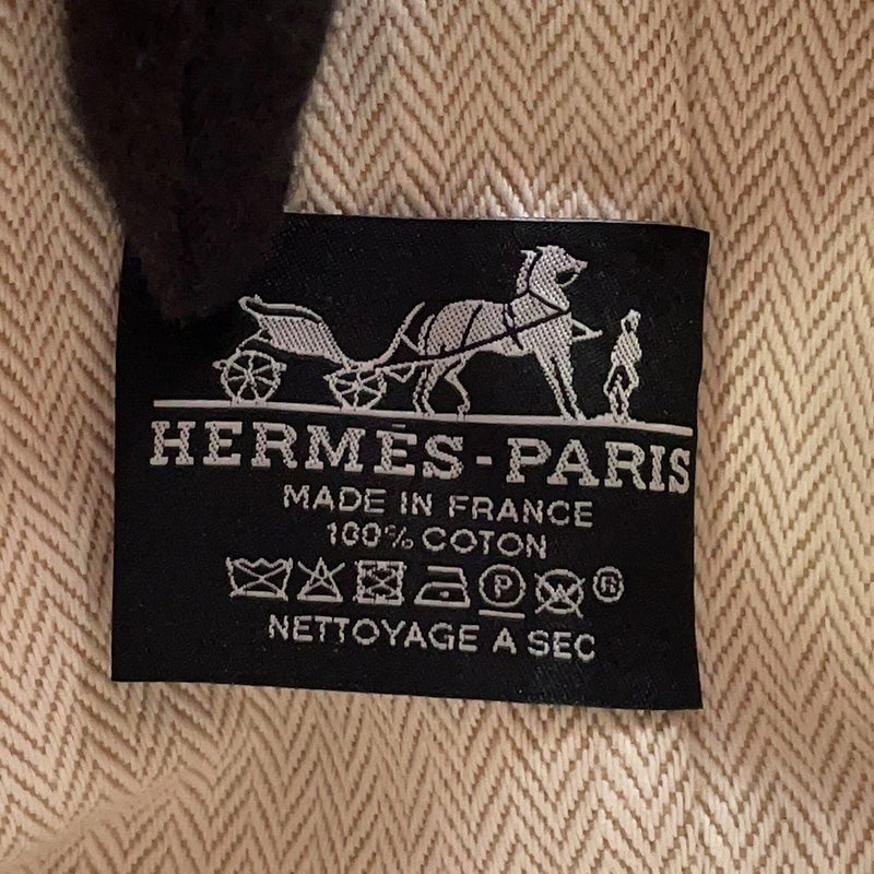 エルメス ポーチ ブリッド・ア・ブラックPM ハイビスカス/シルバー金具 キャンバス HERMES バッグ 小物入れ