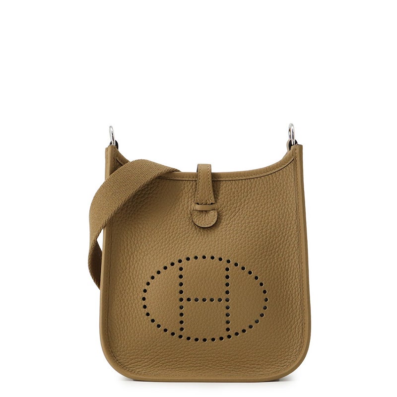 エルメス ショルダーバッグ エブリンTPM 111cm デュンヌ/シルバー金具 トリヨンクレマンス G刻印 HERMES Evelyne