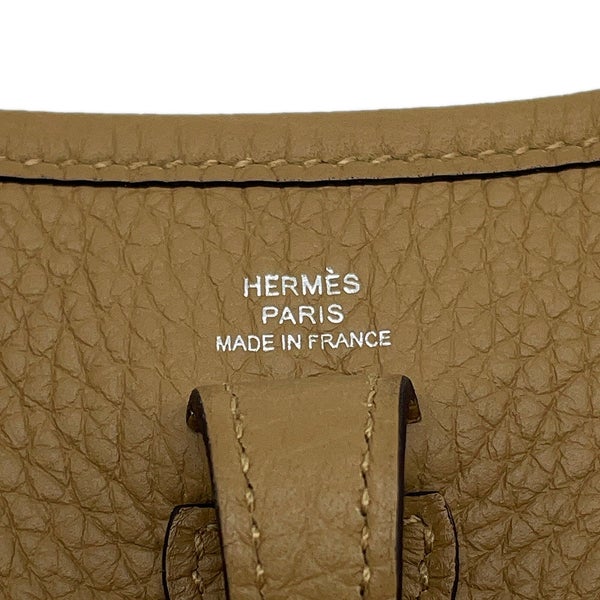 エルメス ショルダーバッグ エブリンTPM 111cm デュンヌ/シルバー金具 トリヨンクレマンス G刻印 HERMES Evelyne
