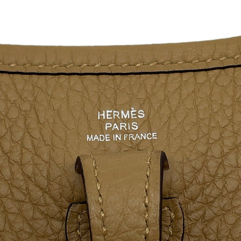 エルメス ショルダーバッグ エブリンTPM 111cm デュンヌ/シルバー金具 トリヨンクレマンス G刻印 HERMES Evelyne