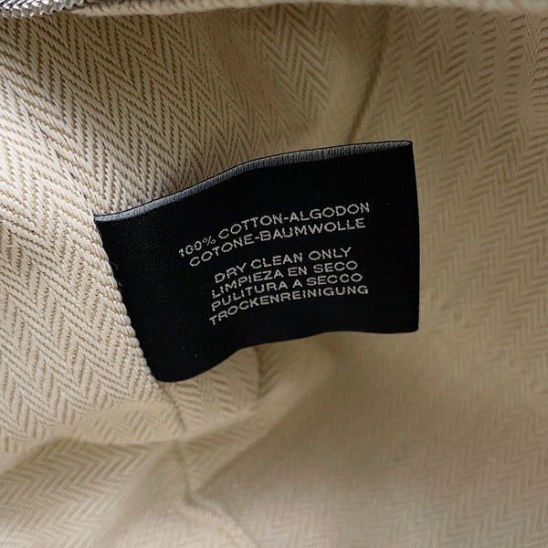 エルメス ポーチ ブリッド・ア・ブラックPM マリン/シルバー金具 キャンバス HERMES バッグ 小物入れ