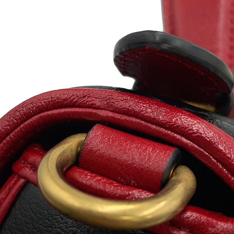 グッチ ハンドバッグ GGマーモント ミニ トップハンドルバッグ レザー 583571 GUCCI 2wayショルダーバッグ 黒