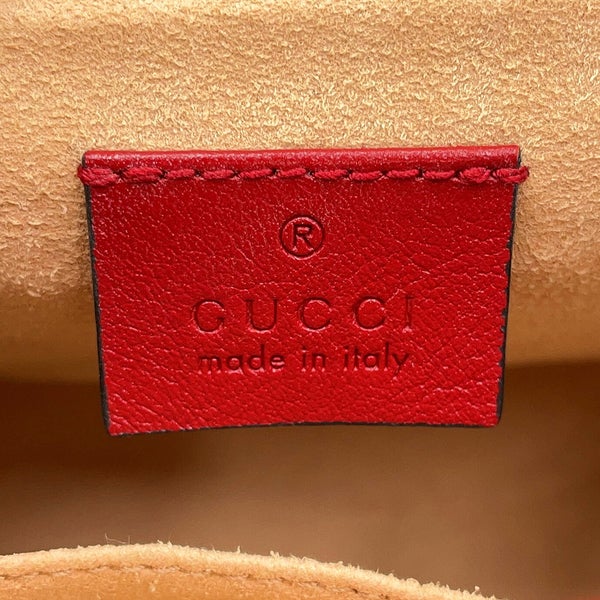 グッチ ハンドバッグ GGマーモント ミニ トップハンドルバッグ レザー 583571 GUCCI 2wayショルダーバッグ 黒
