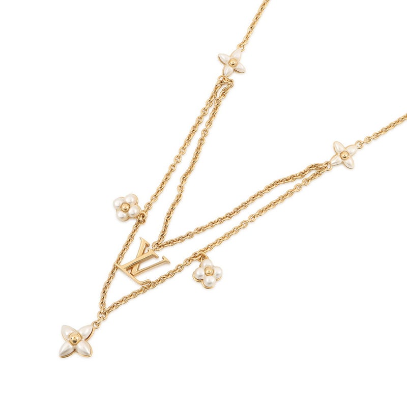 ルイヴィトン ネックレス LV フローラグラム メタル レジン M00981 LOUIS VUITTON アクセサリー