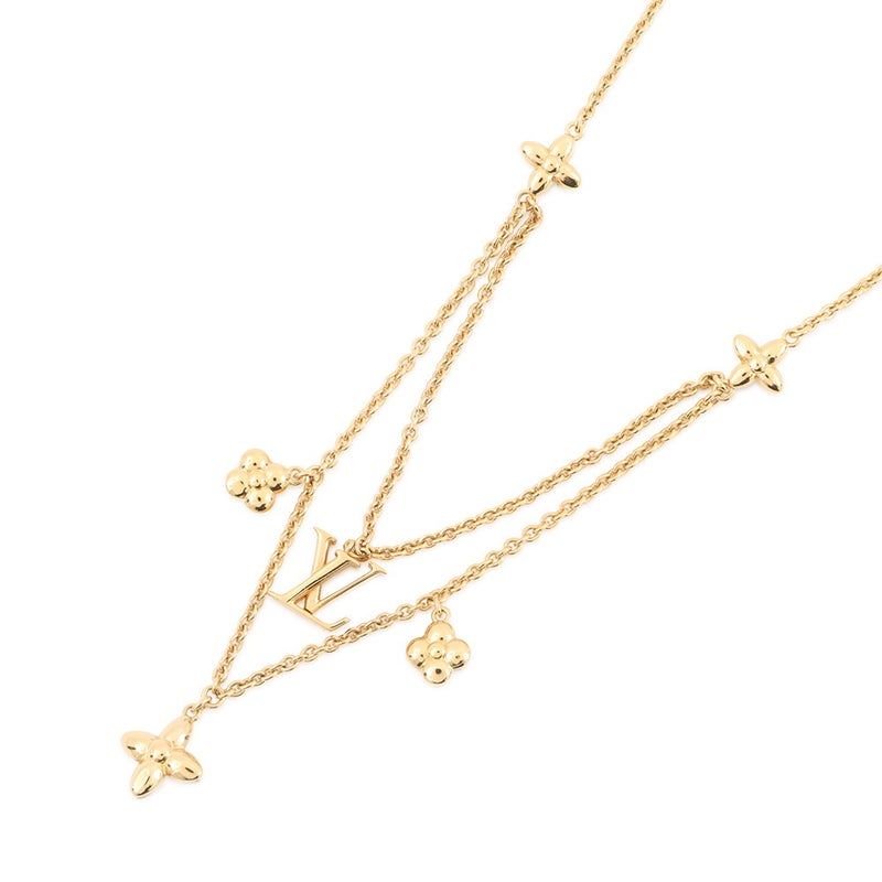 ルイヴィトン ネックレス LV フローラグラム メタル レジン M00981 LOUIS VUITTON アクセサリー