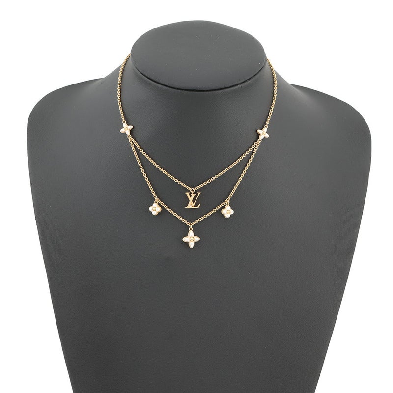 ルイヴィトン ネックレス LV フローラグラム メタル レジン M00981 LOUIS VUITTON アクセサリー