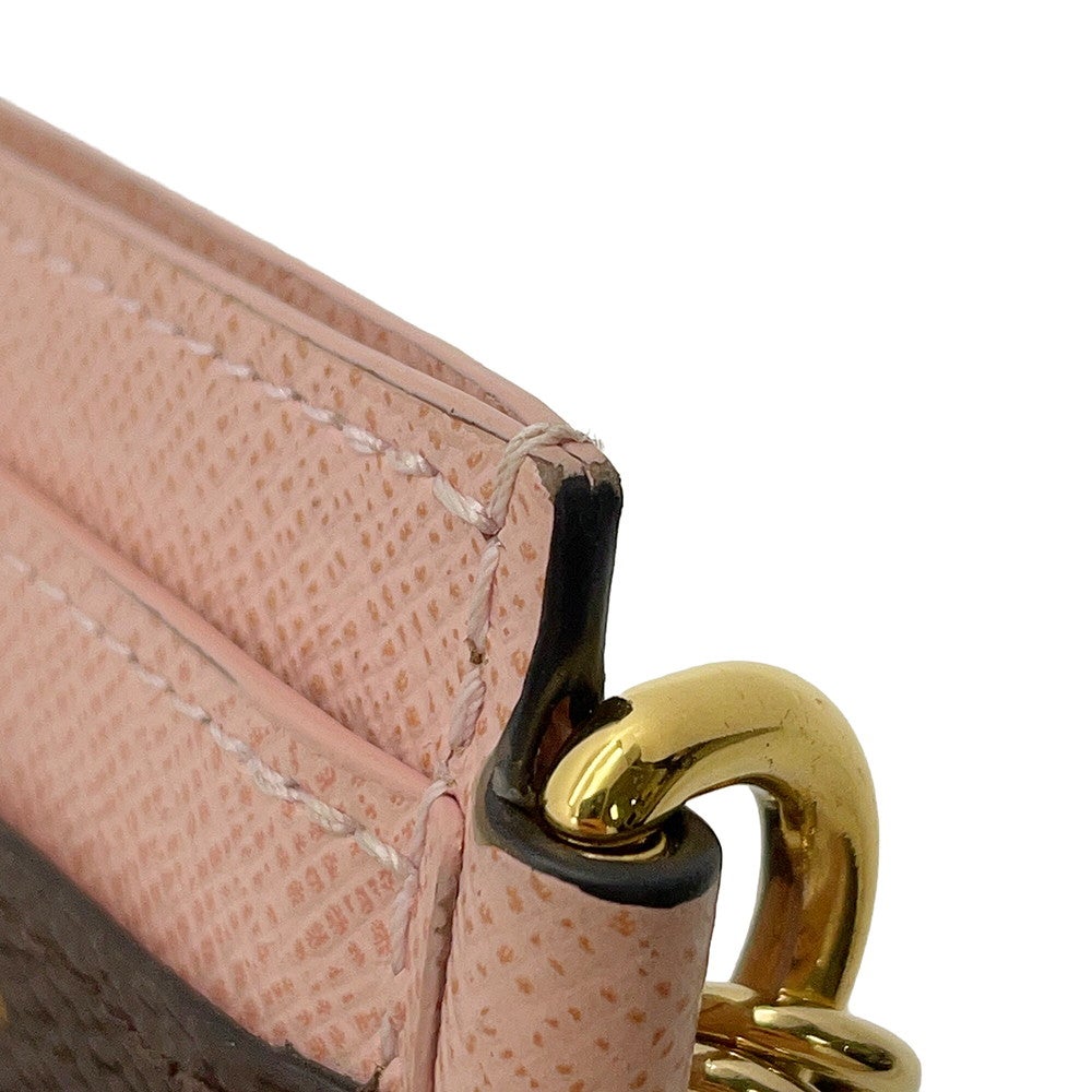 ルイヴィトン カードケース モノグラム ポルト カルト・LV チャーム