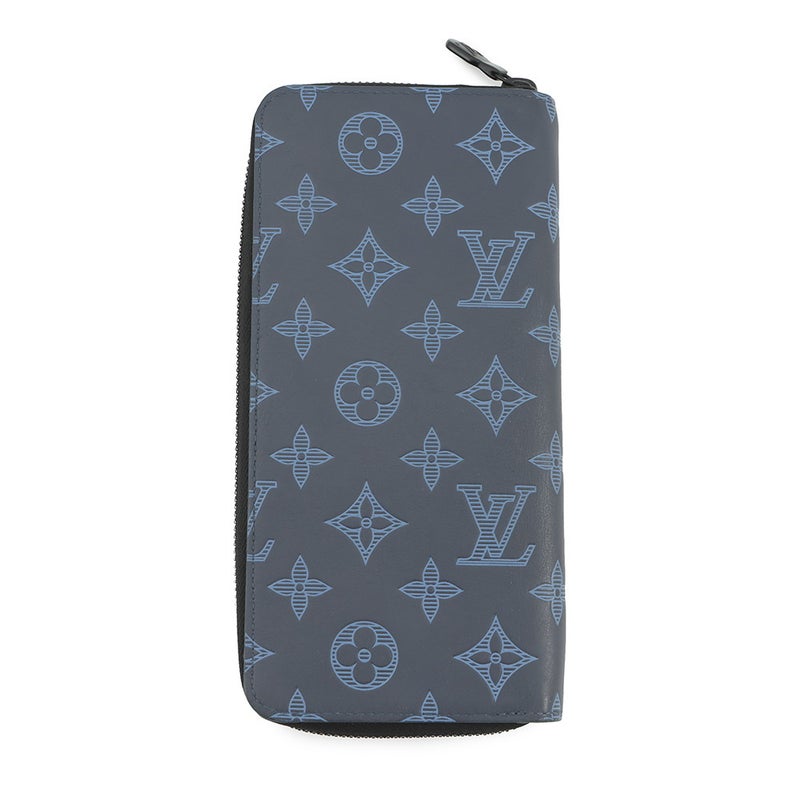 ルイヴィトン 長財布 モノグラム・シャドウ ジッピーウォレット・ヴェルティカル M80423 LOUIS VUITTON メンズ ラウンドファスナー
