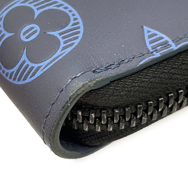 ルイヴィトン 長財布 モノグラム・シャドウ ジッピーウォレット・ヴェルティカル M80423 LOUIS VUITTON メンズ ラウンドファスナー