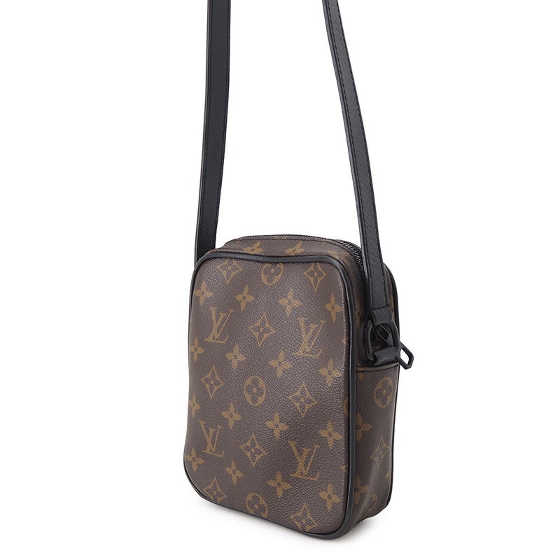 ルイヴィトン ショルダーバッグ モノグラム・マカサー クリストファー・ウエアラブル ウォレット M69404 LOUIS VUITTON 黒 ブラック