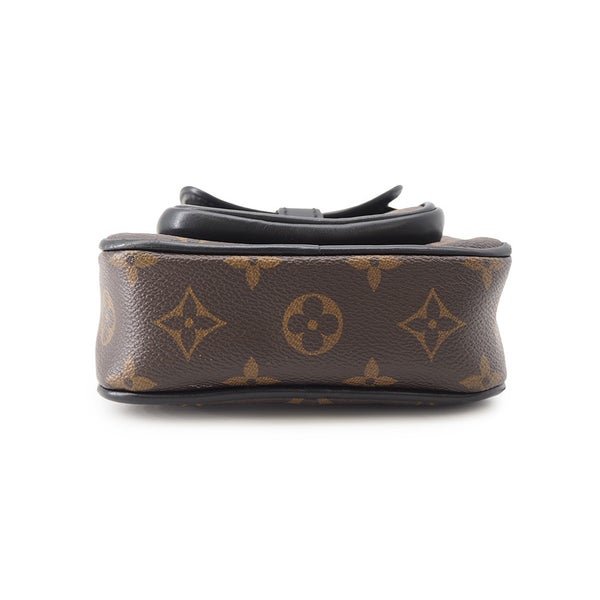 ルイヴィトン ショルダーバッグ モノグラム・マカサー クリストファー・ウエアラブル ウォレット M69404 LOUIS VUITTON 黒 ブラック