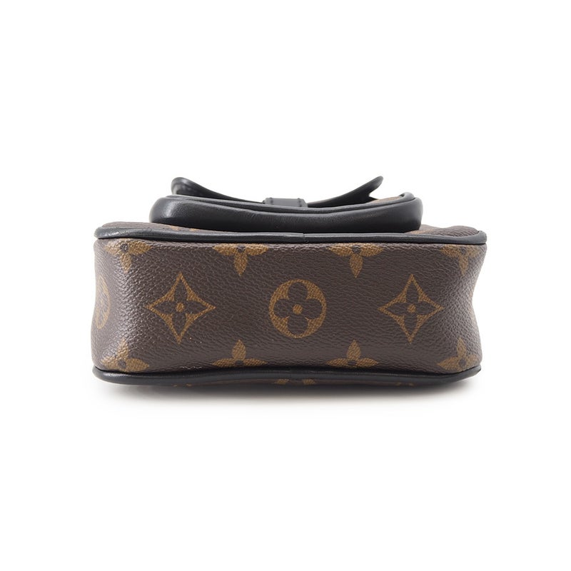 ルイヴィトン ショルダーバッグ モノグラム・マカサー クリストファー・ウエアラブル ウォレット M69404 LOUIS VUITTON 黒 ブラック