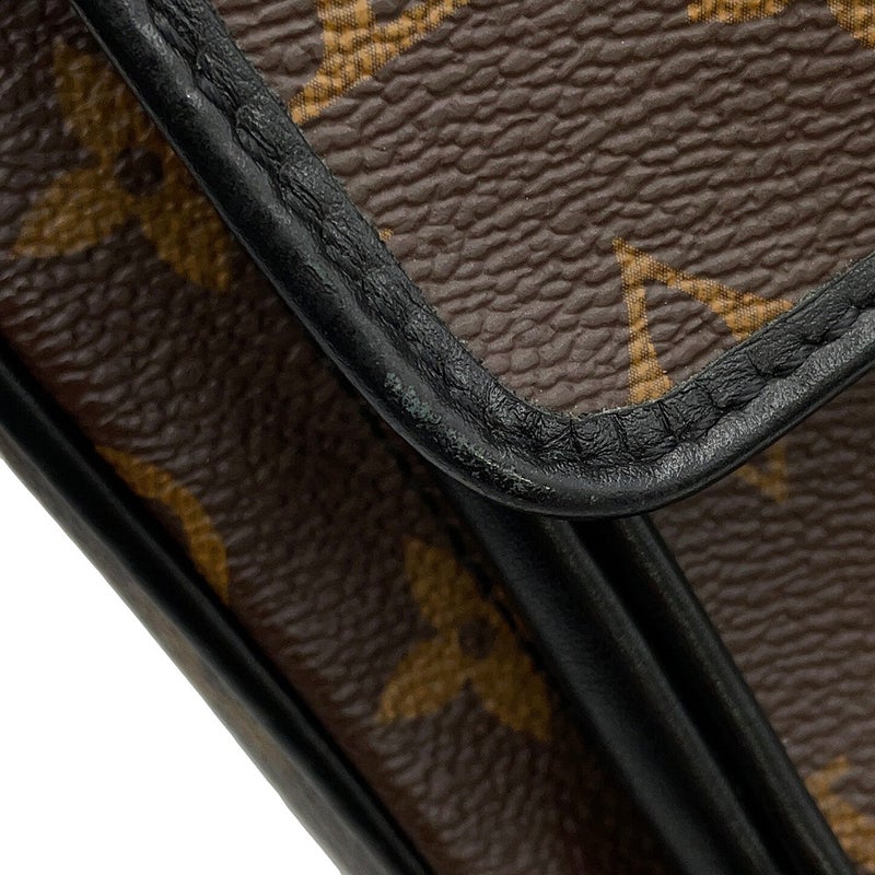 ルイヴィトン ショルダーバッグ モノグラム・マカサー クリストファー・ウエアラブル ウォレット M69404 LOUIS VUITTON 黒 ブラック