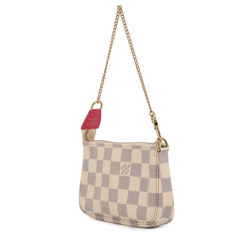ルイヴィトン ポーチ ダミエ・アズール/ヴィヴィエンヌ ミニ・ポシェット・アクセソワール N60487 LOUIS VUITTON ヴィトン バッグ